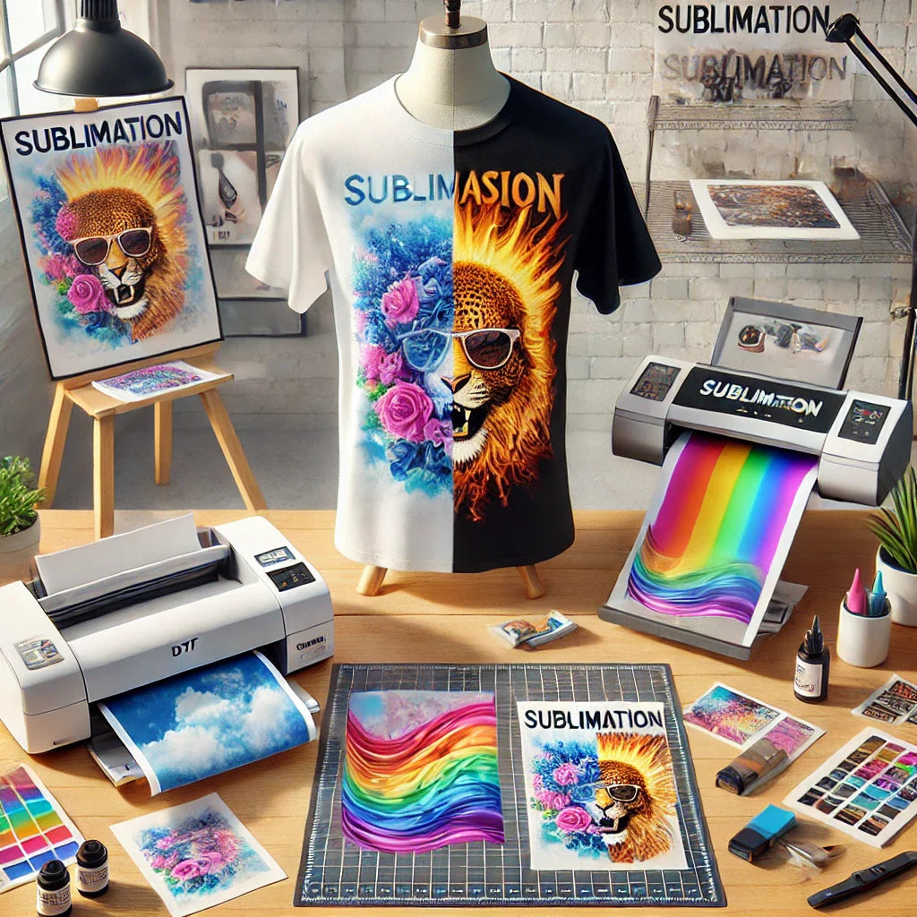Sublimation Workspace DTF vs. Sublimation: Which One Should You Use? – One Crafting Momma LLC