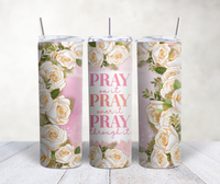 Pray Tumbler Transfer