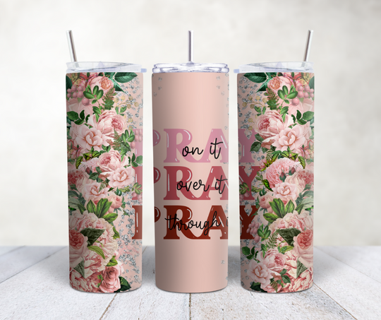 Pray Tumbler Transfer