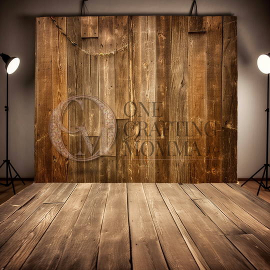 Rustic Wood Digital Backdrop