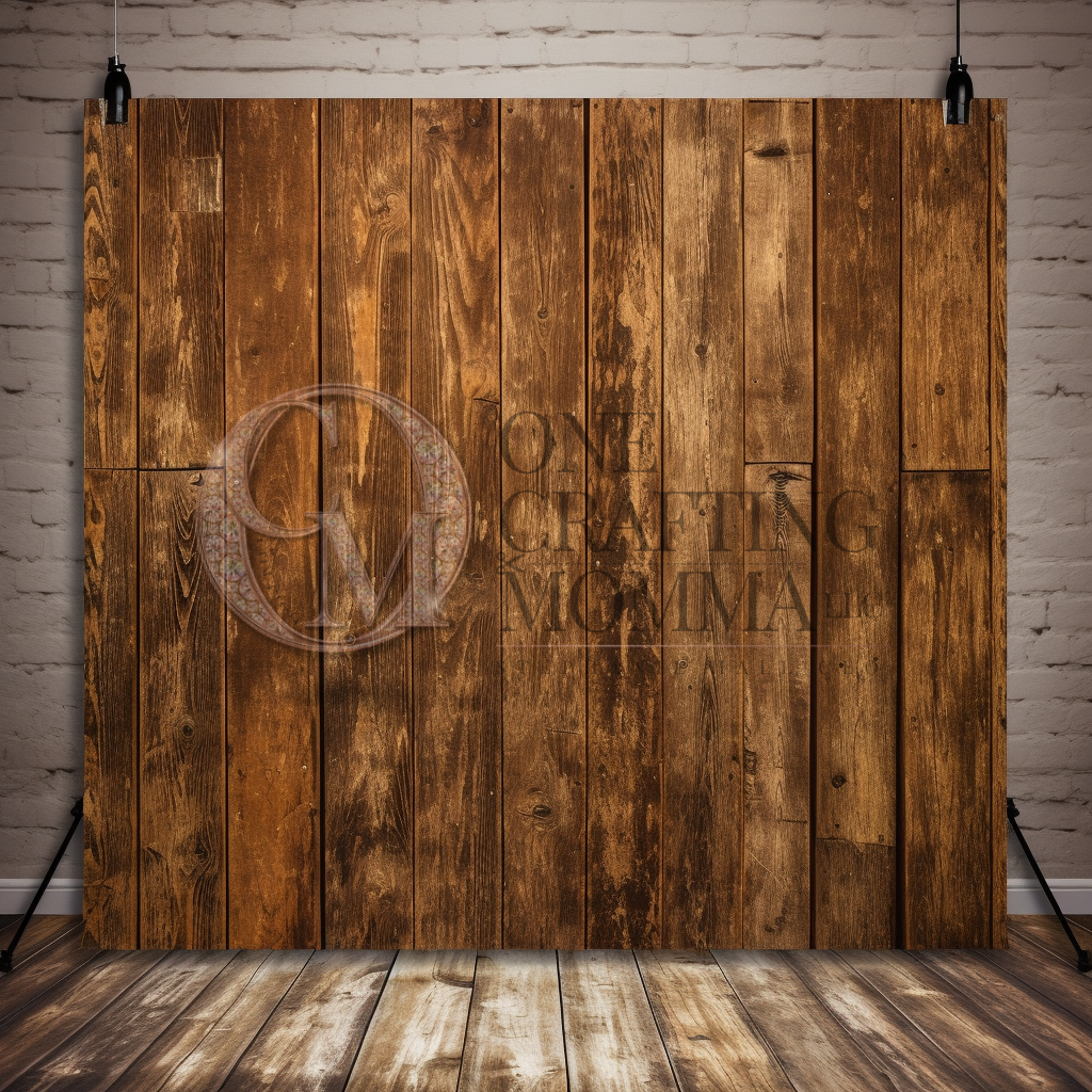 Rustic Wood Digital Backdrop