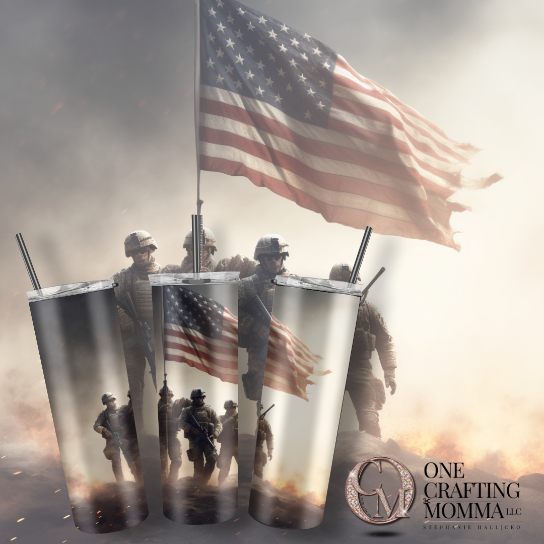 American Soldier Tumbler Designs