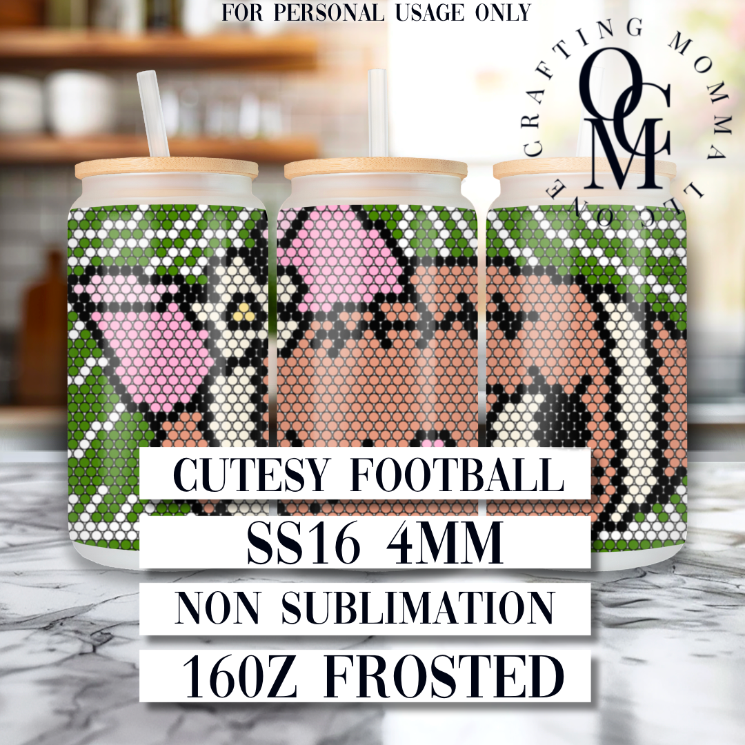 Cutesy Football – One Crafting Momma LLC